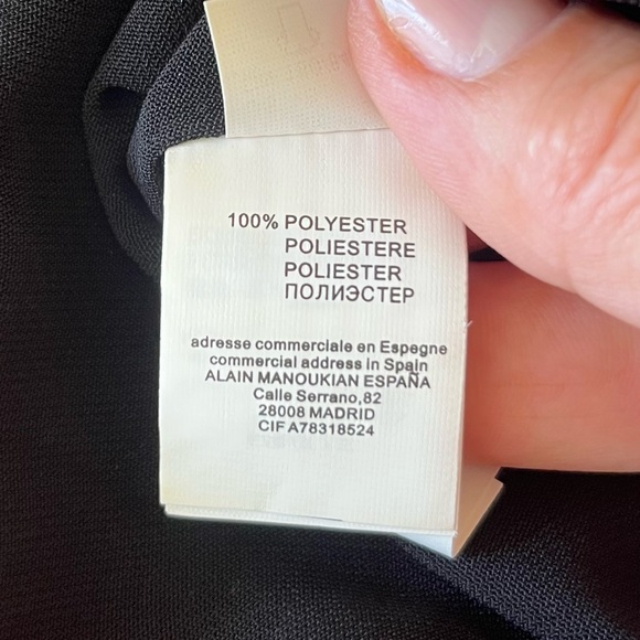 Alain Manoukian Black  Dress Size M - Picture 5 of 6